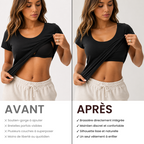 T-shirt à brassière intégrée